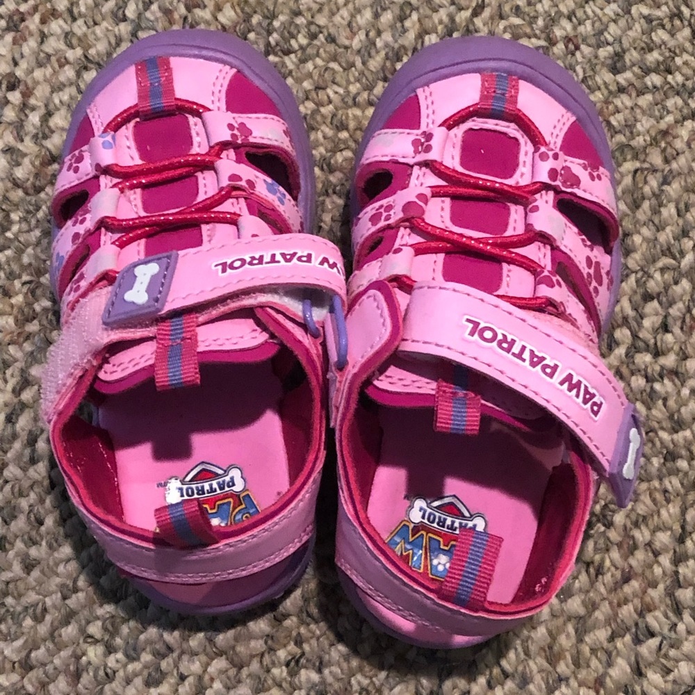 Paw patrol sandals (barely worn)